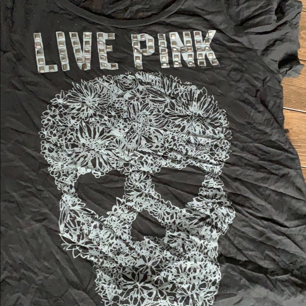 Black “pink” shirt